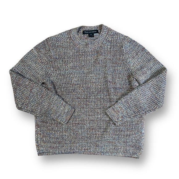 French Connection Chunky Knit Crewneck Rainbow Sweater Size XS - Picture 1 of 9